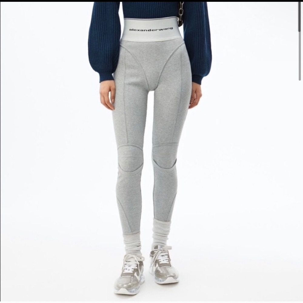 Gray leggings